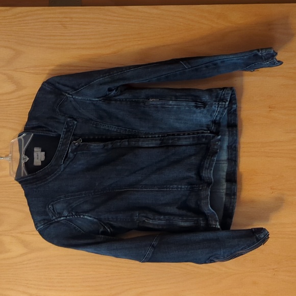 Helmut Lang Denim Biker Jacket S - Picture 1 of 7